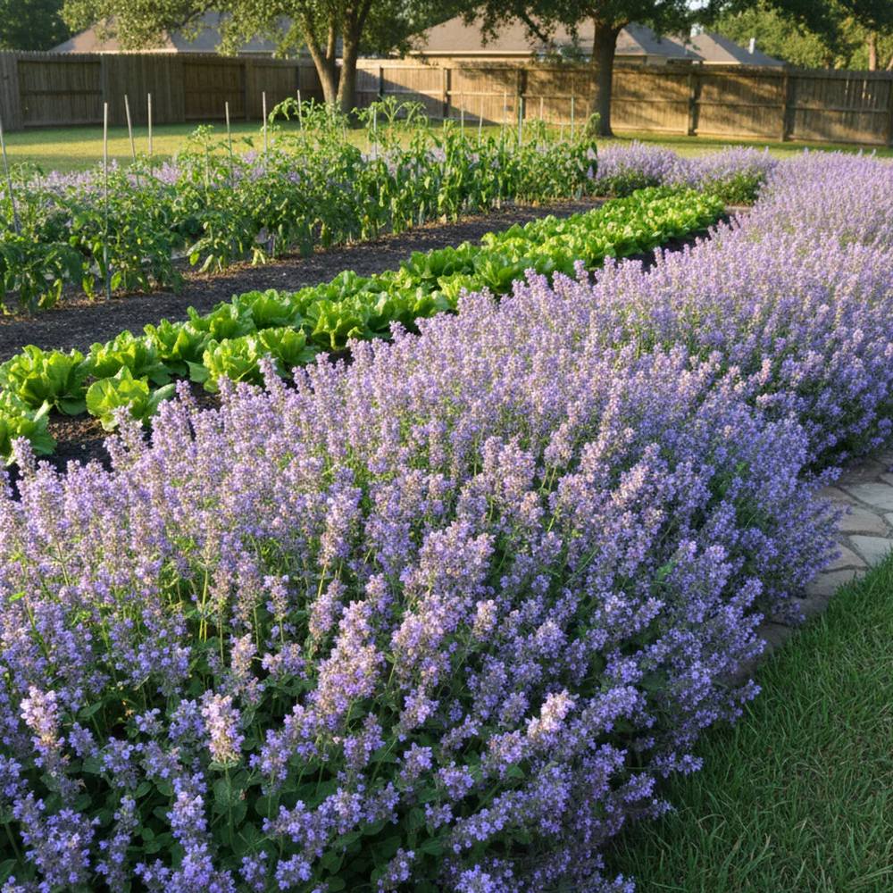 Menta Pisicii (Nepeta Picture Purfect), flori mov-albastrui, iubitoare de soare, rezistenta la seceta si frig