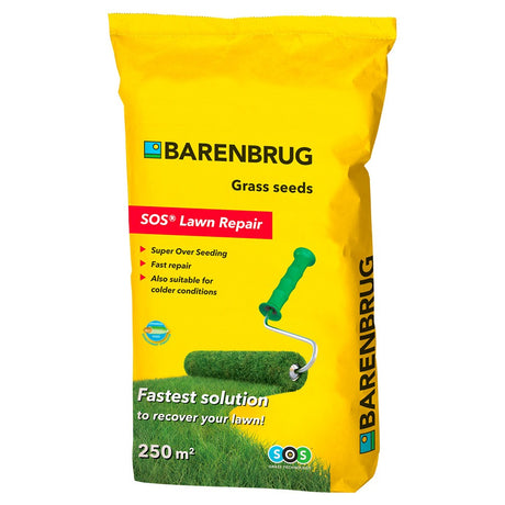 Seminte gazon SOS Lawn Repair Barenbrug 5 kg, refacere rapida si suprainsamantare eficienta, pentru 250 mp