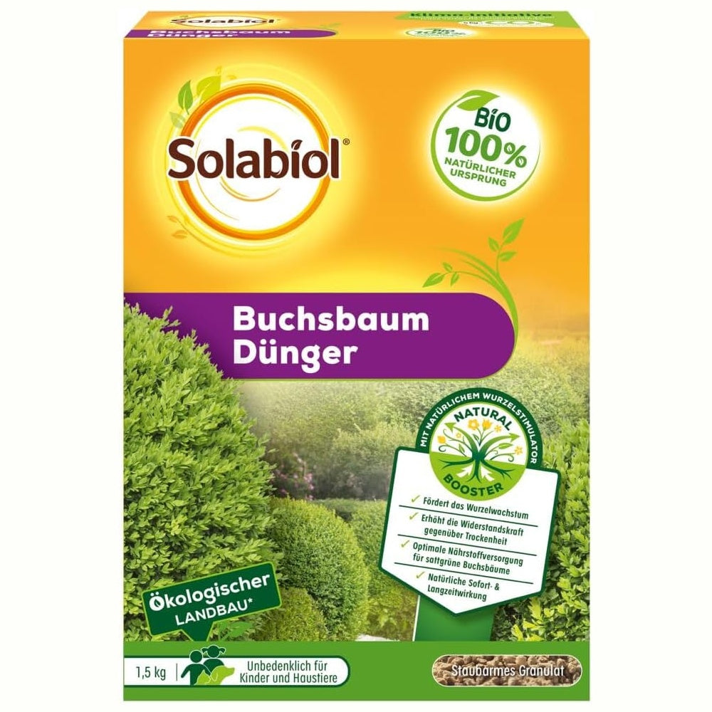 Ingrasamant organic Solabiol pentru Buxus 1.5 kg cu Activator Radacini