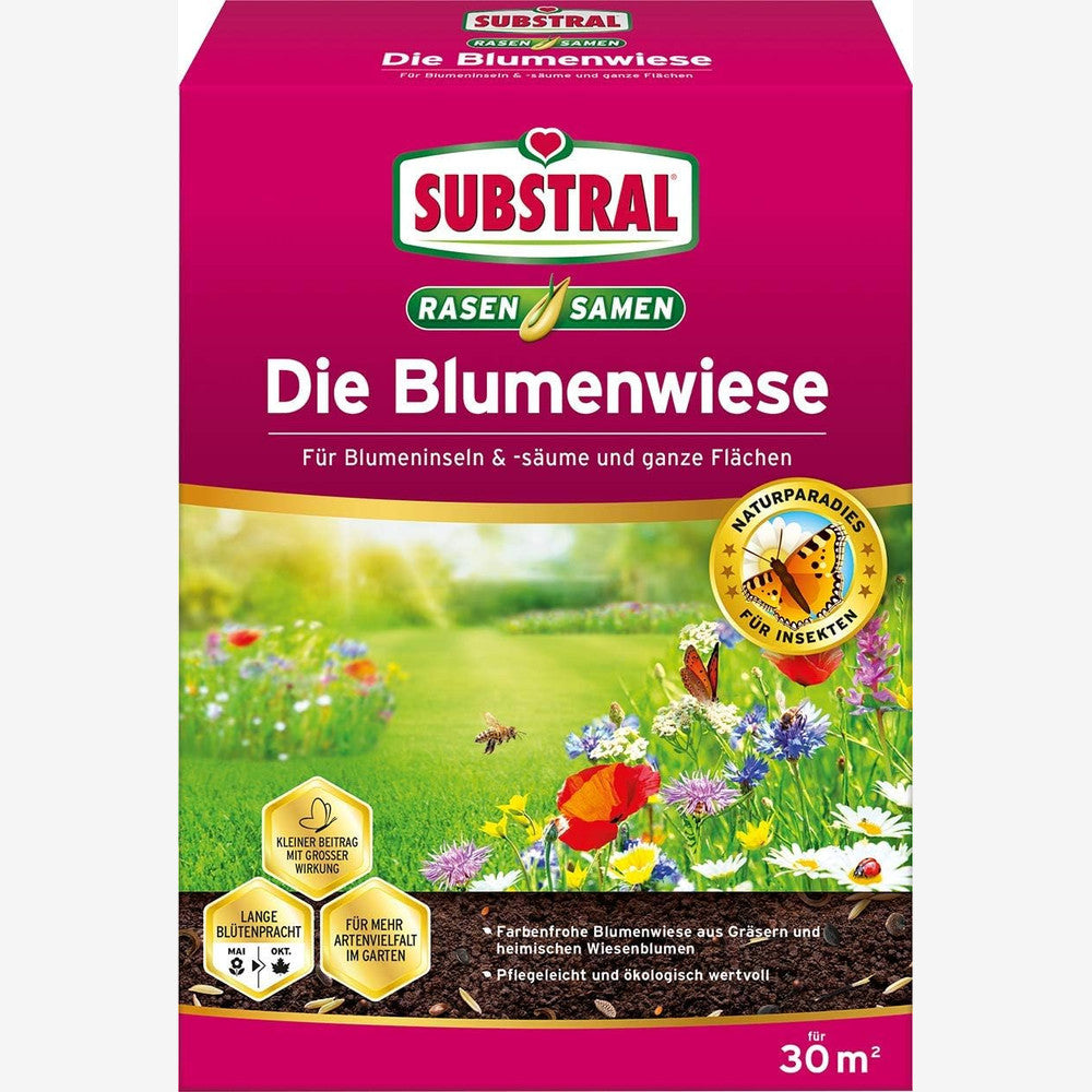 Substral Die Blumenwiese Seminte Pajiste Florala pentru Albine si Fluturi 300 g, pentru 30 mp