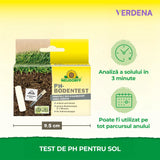 Test de pH pentru Sol, 1 Set, Determinare Rapida si Usoara a pH-ului si Necesitatilor de Calcar, NEUDORFF