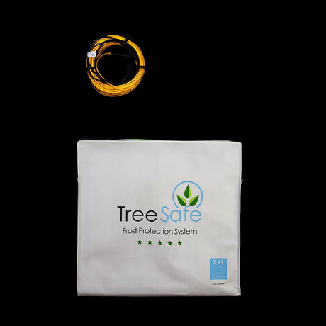 Cabluri incalzire anti-inghet TreeSafe S-M-L-XL-XXL cu termostat automat, Protectie pentru plante, ghivece, copaci, 10W/m pentru Plante Mediteraneene