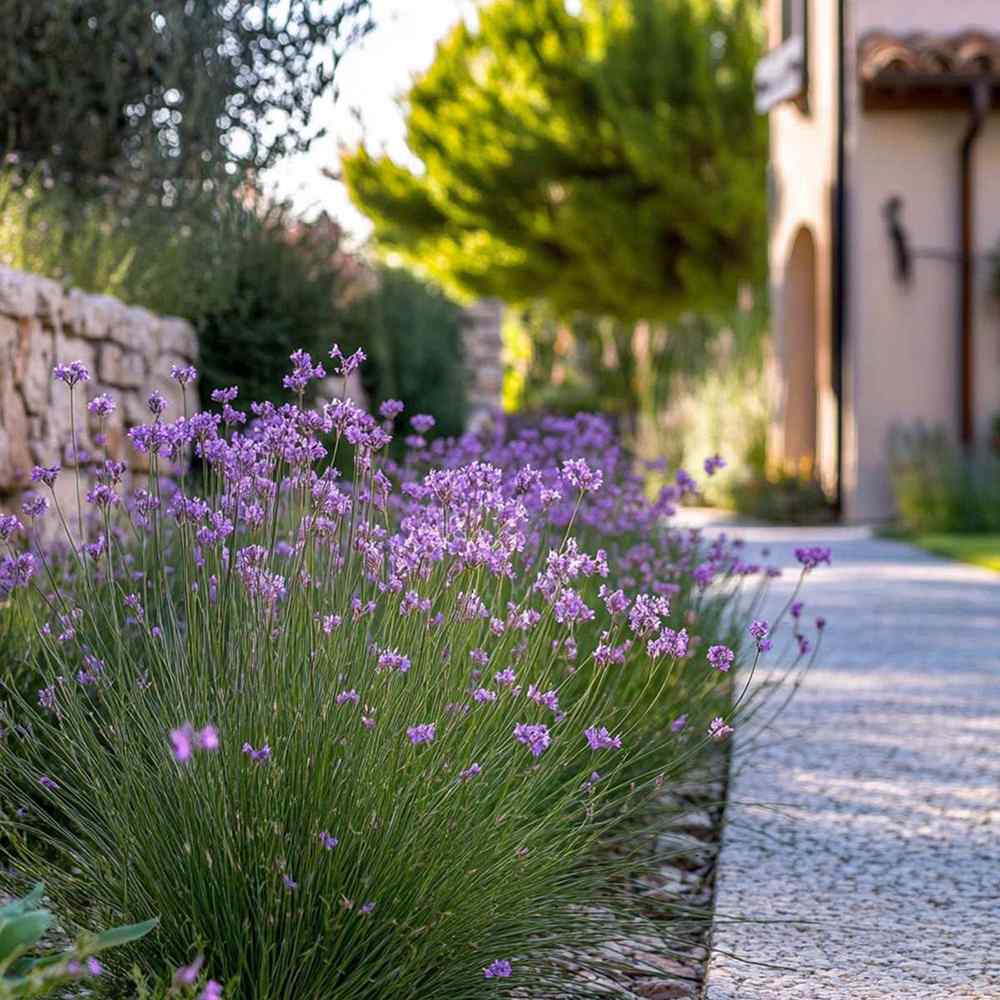 Liliac de Usturoi (Tulbaghia Violacea), Usturoi ornamental cu flori mov-liliachii parfumate, planta perena decorativa pentru gradini insorite si ghiveci