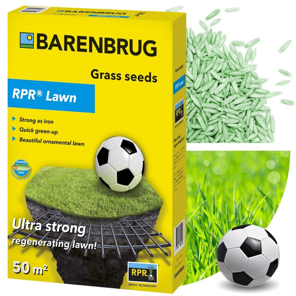 Seminte gazon RPR Lawn Barenbrug 1 kg, gazon sport profesional cu regenerare rapida, 50 mp