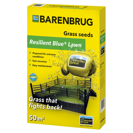 Seminte gazon Resilient Blue Lawn Barenbrug 1 kg, gazon rezistent la seceta, boli si trafic intens, regenerare rapida, pentru 50 mp