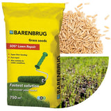 Seminte gazon SOS Lawn Repair Barenbrug 5 kg, refacere rapida si suprainsamantare eficienta, pentru 250 mp