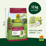 Ingrasamant Herbicid pentru Gazon, 3 kg, Ingrijirea Gazonului si Combaterea Buruienilor intr - un Singur Produs, Compo - VERDENA - 3 kg