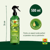 Black Friday - Reduceri Ingrasamant Lichid pentru Ingrijirea Frunzelor Plantelor Verzi si Palmieri, 500 ml, Sticla cu Pulverizator, COMPO Promotie