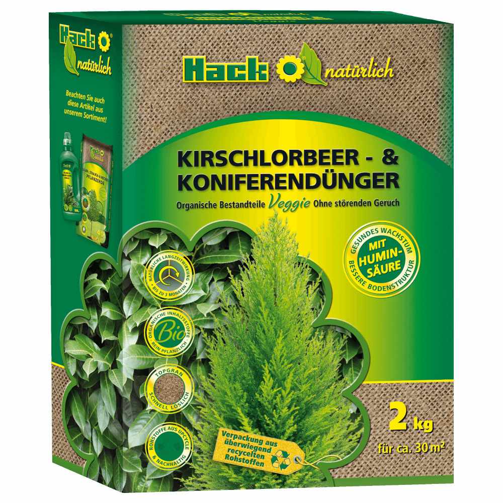 Black Friday - Reduceri Ingrasamant Natural Organic HACK pentru Conifere si Laur englezesc Laurocires - 2 Kg Promotie