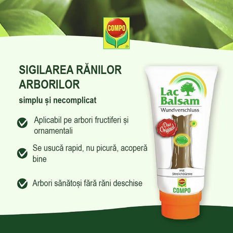 Lac Balsam pentru Sigiliarea Ranii Tulpinelor, 150 g, Protejeaza si Vindeca, COMPO - VERDENA - 150 g