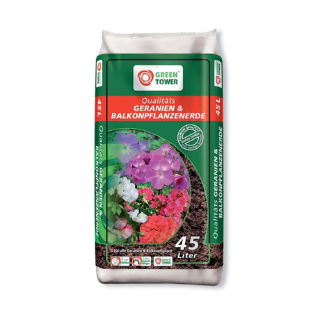 Pamant Natural Organic GreenTower pentru plante de interior si balcon - 45 L - VERDENA - 45 l