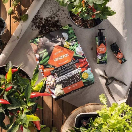 Ingrasamant lichid Lechuza PERFECT VEGGIE 475 ml, pentru legume si plante aromatice, 1 pompa/L, formula rapida