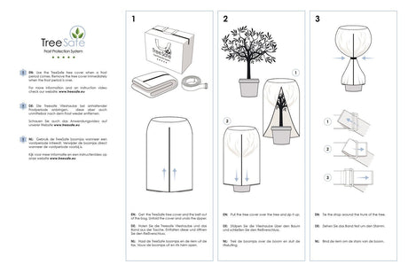 Husa Profesionala TreeSafe XXL- Izolare Termica pentru Plante Mediteraneene - VERDENA-400 cm inaltime, 300 cm diametru